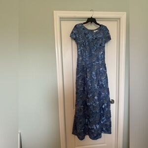 Alex Evenings Blue Evening Gown